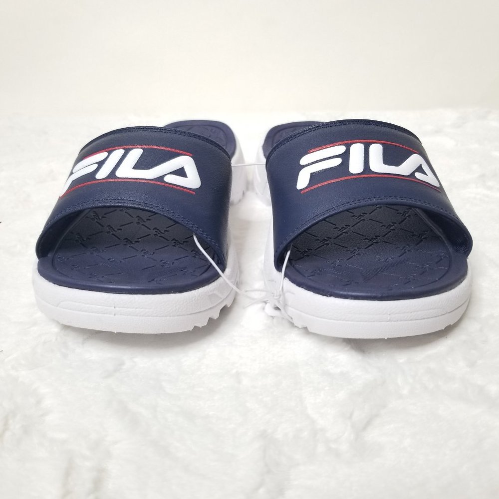 Fila Disruptor Bold Slides Blue NWT - Picture 5 of 6